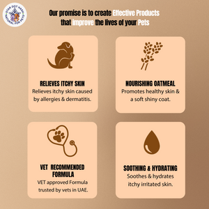 Dog Itch Relief Shampoo - Deep Cleaning & Soothing Care