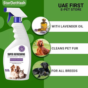 Pet Deodorizer with Essential Oil - Eliminate Pet Odor