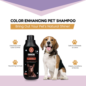Color Enhancing Pet Shampoo - Shine for Red & Brown Coats