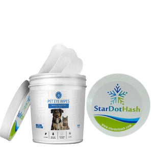 Eye Wipes for Tear Stains - 200 Wipes per Pack for Dogs & Cats