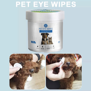 Eye Wipes for Tear Stains - 200 Wipes per Pack for Dogs & Cats