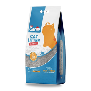 Genie Ultra-Clumping Cat Litter 5KG – Soap Scent, Dust-Free & Odor Control