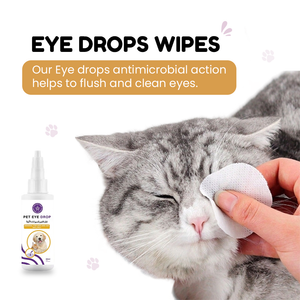 Natural Eye Drops for Dogs & Cats - Allergy & Tear Stain Care