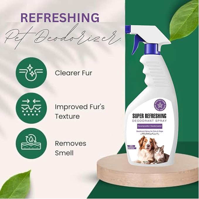 Pet Deodorizer with Essential Oil - Eliminate Pet Odor