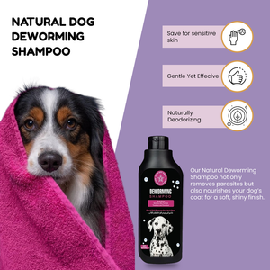 Natural Dog Deworming Shampoo - Freshness & Healthy Skin Care