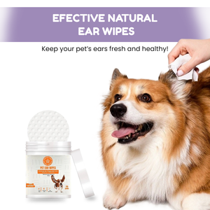 Pet Ear Wipes for Dogs and Cats