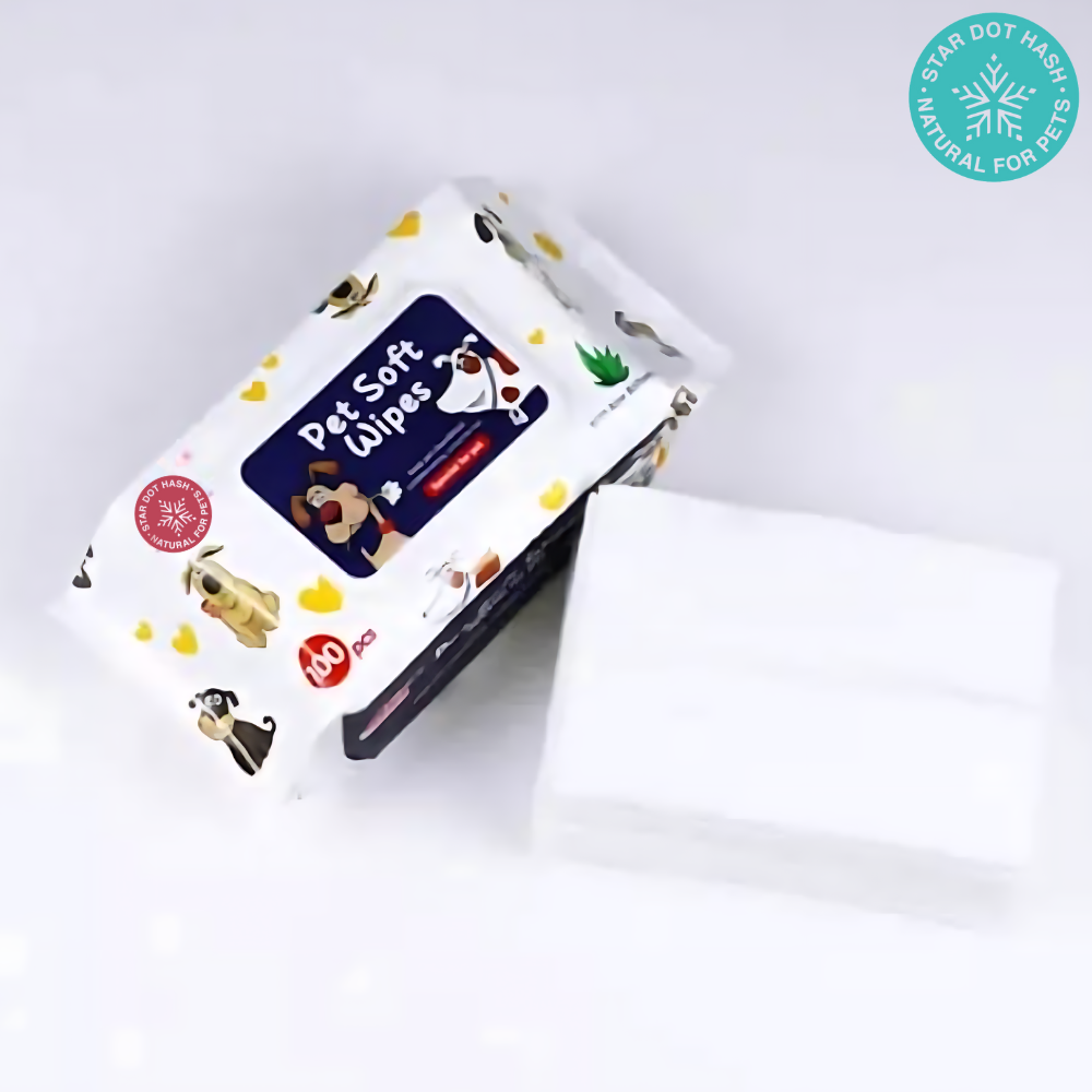 Pet Grooming Wipes for Cleaning of body, skin & bum