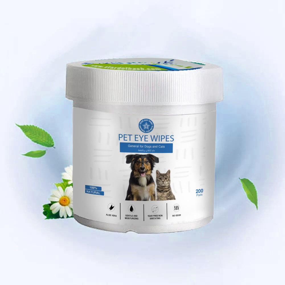 Pet Eye Wipes - Clean Tear Stains on Dogs & Cats, 400 Wipes Bundle