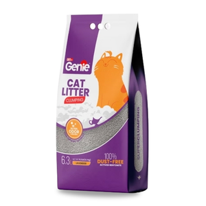 Genie Ultra-Clumping Cat Litter 5KG – Lavender, Dust-Free, Odor Control