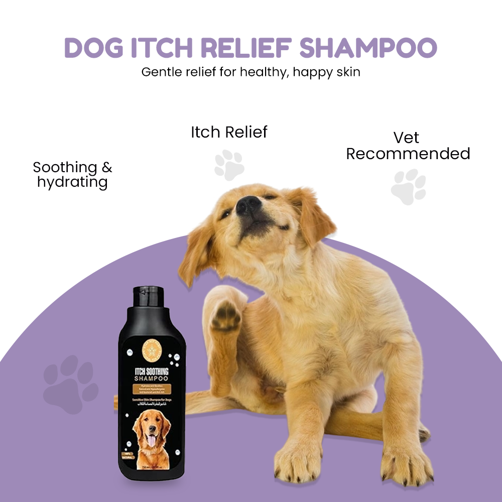 Dog Itch Relief Shampoo - Deep Cleaning & Soothing Care
