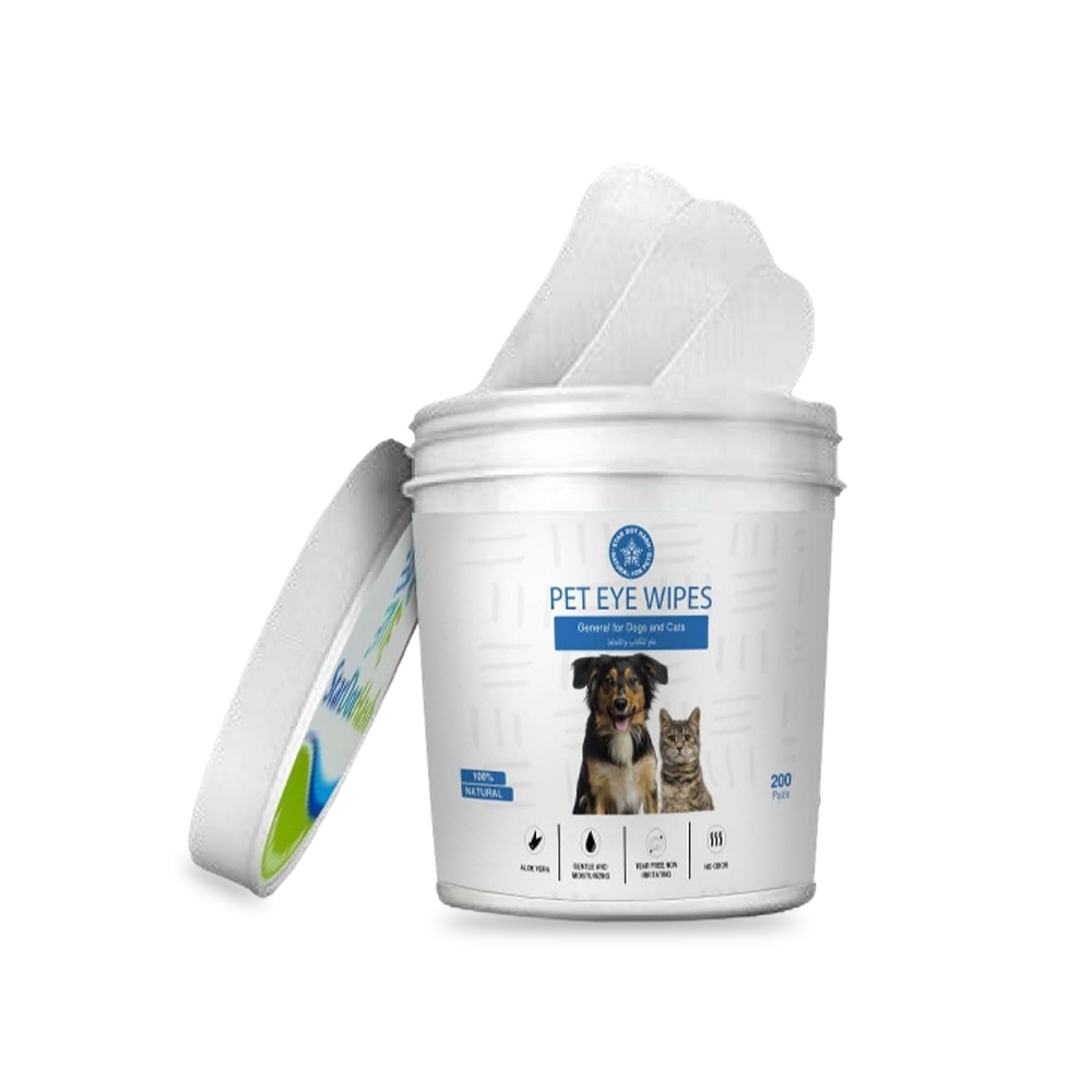 Eye Wipes for Tear Stains - 200 Wipes per Pack for Dogs & Cats